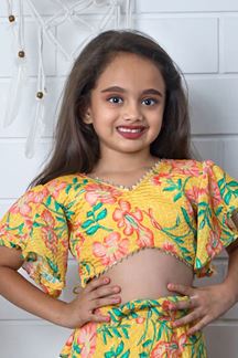 Picture of Divine Pink Designer Kid’s Lehenga Choli for Engagement, Wedding, Reception, Sangeet, and Parties