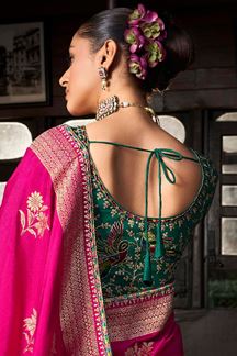 Picture of  Mesmerizing Soft Dola Viscose Silk Designer Saree for Wedding, Reception, Festivals, Sangeet, and Parties