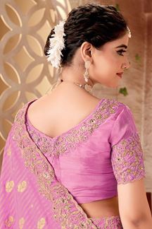 Picture of  Enticing Designer Saree for Engagement, Wedding, Reception, Festivals, Sangeet, and Parties