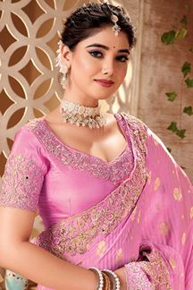 Picture of  Enticing Designer Saree for Engagement, Wedding, Reception, Festivals, Sangeet, and Parties