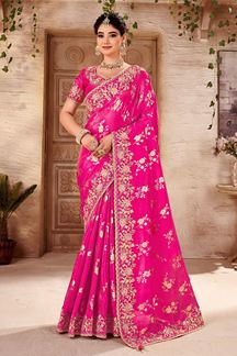 Picture of  Irresistible Designer Saree for Engagement, Wedding, Reception, Festivals, Sangeet, and Parties