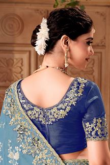 Picture of  Exuberant Designer Saree for Wedding, Reception, Festivals, Sangeet, and Parties