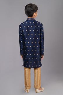 Picture of Fashionable Royal Blue Designer Kid’s Kurta Pajama for Wedding, Reception, Festivals, Sangeet, and Parties