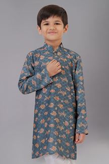 Picture of Enticing Designer Kid’s Kurta Pajama for Engagement, Festivals, Sangeet, and Parties
