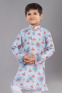Picture of Splendid Designer Kid’s Kurta Pajama for Engagement, Festivals, Sangeet, and Parties