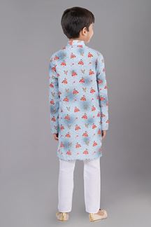 Picture of Splendid Designer Kid’s Kurta Pajama for Engagement, Festivals, Sangeet, and Parties