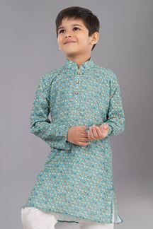 Picture of Fancy Designer Kid’s Kurta Pajama for Engagement, Festivals, Sangeet, and Parties