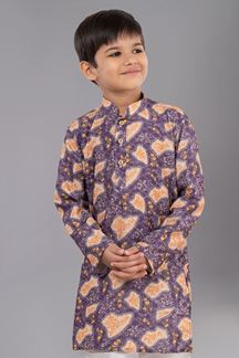 Picture of Elegant Designer Kid’s Kurta Pajama for Engagement, Festivals, Sangeet, and Parties