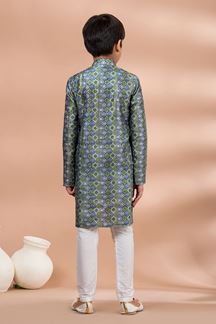 Picture of  Enticing Designer Kid’s Kurta Pajama for Engagement, Festivals, Sangeet, and Parties