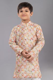 Picture of Captivating Designer Kid’s Kurta Pajama for Engagement, Festivals, Sangeet, and Parties