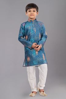 Picture of Charismatic Designer Kid’s Kurta Pajama for Engagement, Festivals, Sangeet, and Parties