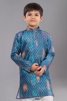 Picture of Charismatic Designer Kid’s Kurta Pajama for Engagement, Festivals, Sangeet, and Parties