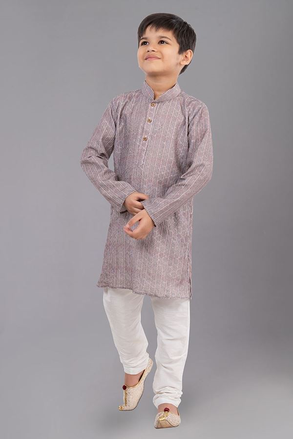 Picture of Spectacular Designer Kid’s Kurta Pajama for Engagement, Festivals, Sangeet, and Parties
