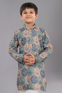Picture of Majestic Designer Kid’s Kurta Pajama for Engagement, Festivals, Sangeet, and Parties