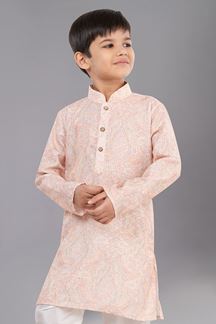 Picture of Appealing Designer Kid’s Kurta Pajama for Engagement, Festivals, Sangeet, and Parties