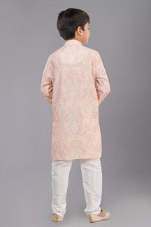 Picture of Appealing Designer Kid’s Kurta Pajama for Engagement, Festivals, Sangeet, and Parties