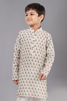 Picture of Fashionable Designer Kid’s Kurta Pajama for Engagement, Festivals, Sangeet, and Parties