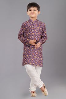Picture of Impressive Designer Kid’s Kurta Pajama for Engagement, Festivals, Sangeet, and Parties