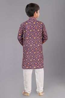 Picture of Impressive Designer Kid’s Kurta Pajama for Engagement, Festivals, Sangeet, and Parties