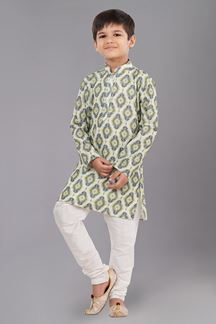 Picture of Delightful Designer Kid’s Kurta Pajama for Engagement, Festivals, Sangeet, and Parties