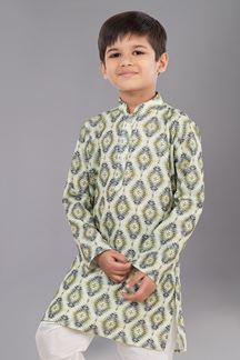 Picture of Delightful Designer Kid’s Kurta Pajama for Engagement, Festivals, Sangeet, and Parties