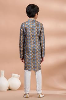 Picture of  Splendid Designer Kid’s Kurta Pajama for Engagement, Festivals, Sangeet, and Parties