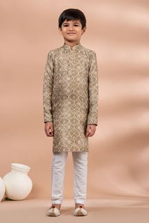 Picture of  Royal Designer Kid’s Kurta Pajama for Engagement, Festivals, Sangeet, and Parties