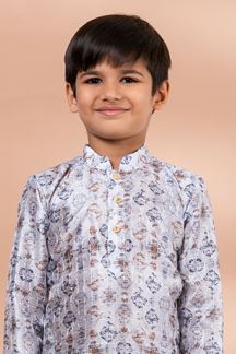 Picture of  Appealing Designer Kid’s Kurta Pajama for Engagement, Festivals, Sangeet, and Parties
