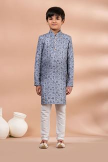 Picture of  Captivating Designer Kid’s Kurta Pajama for Engagement, Festivals, Sangeet, and Parties