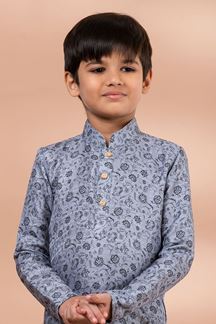 Picture of  Captivating Designer Kid’s Kurta Pajama for Engagement, Festivals, Sangeet, and Parties