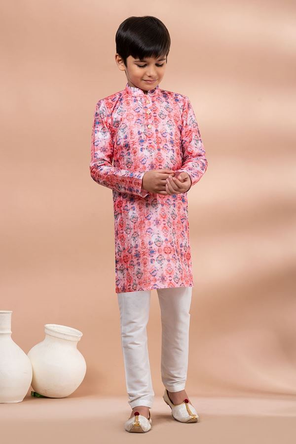 Picture of  Fancy Designer Kid’s Kurta Pajama for Engagement, Festivals, Sangeet, and Parties