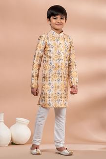 Picture of  Elegant Designer Kid’s Kurta Pajama for Engagement, Festivals, Sangeet, and Parties