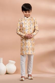 Picture of  Elegant Designer Kid’s Kurta Pajama for Engagement, Festivals, Sangeet, and Parties