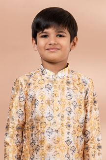 Picture of  Elegant Designer Kid’s Kurta Pajama for Engagement, Festivals, Sangeet, and Parties