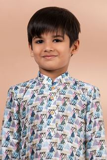 Picture of  Stylish Designer Kid’s Kurta Pajama for Engagement, Festivals, Sangeet, and Parties