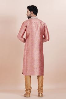 Picture of Exuberant Designer Men’s Kurta Pyjama for Engagement, Wedding, Reception, Festivals, Sangeet, and Parties