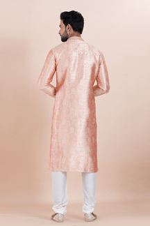 Picture of Artistic Designer Men’s Kurta Pyjama for Engagement, Wedding, Reception, Festivals, Sangeet, and Parties