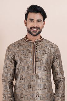 Picture of Charming Designer Men’s Kurta Pyjama for Engagement, Wedding, Reception, Festivals, Sangeet, and Parties