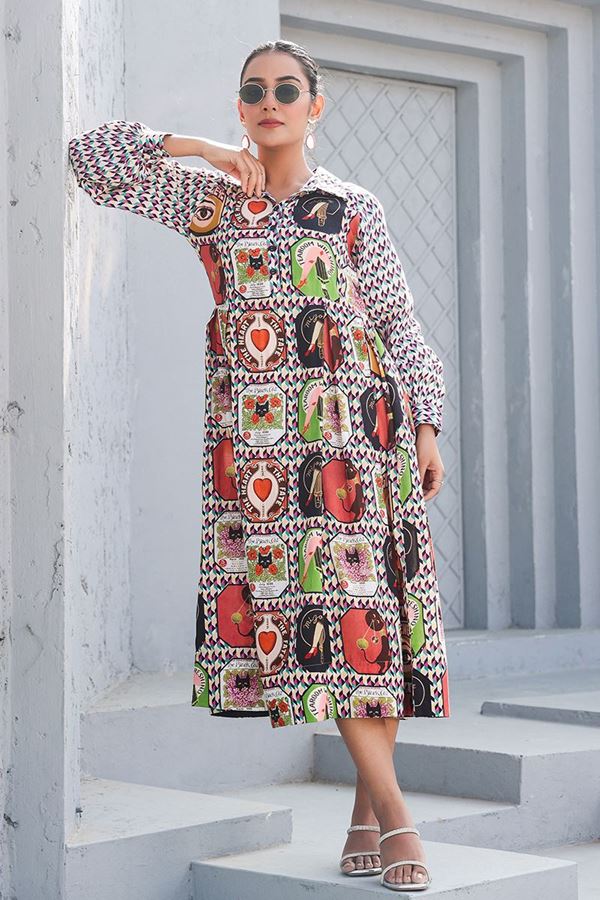 Picture of Impressive Multi Designer Indo-Western Outfit for Sangeet and Parties