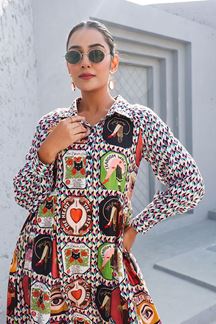 Picture of Impressive Multi Designer Indo-Western Outfit for Sangeet and Parties