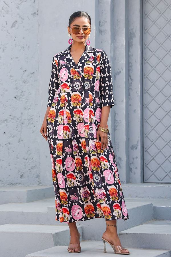Picture of Glorious Multi Designer Indo-Western Outfit for Sangeet and Parties