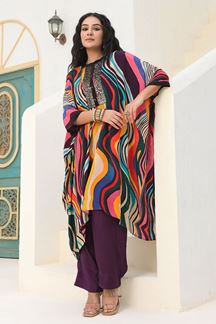 Picture of Classy Multi Designer Kurti for Festivals, Sangeet, and Parties