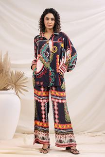 Picture of Spectacular Multi Designer Co-Ord Set for Festivals, Sangeet, and Parties