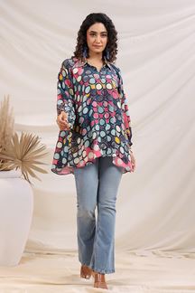 Picture of Spectacular Multi Designer Kurtis for Hangouts, Sangeet, and Parties