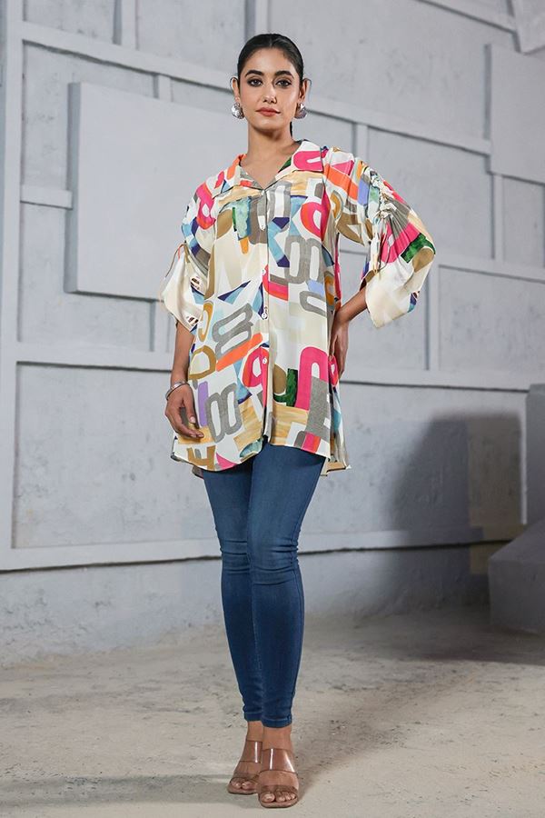 Picture of Fascinating Multi Designer Kurtis for Hangouts, Sangeet, and Parties