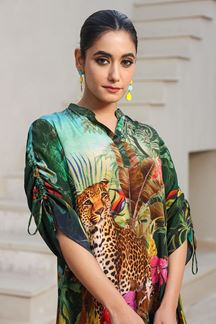 Picture of Irresistible Green Designer Kurtis for Mehendi, Hangouts, Sangeet, and Parties