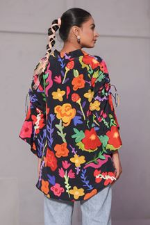 Picture of Delightful Black Designer Kurtis for Hangouts, Sangeet, and Parties