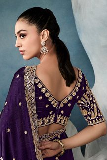 Picture of Captivating Tissue Designer Saree for Engagement, Reception, Festivals, Sangeet, and Parties