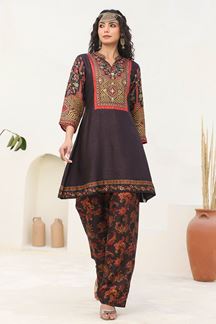Picture of  Smashing Black Designer Kurtis for Hangouts, Sangeet, and Parties
