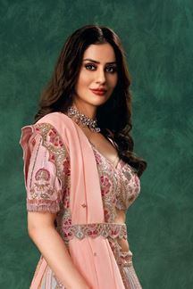 Picture of Royal Multi and Pink Designer Wedding Lehenga Choli for Engagement, Wedding, Reception, Sangeet, and Parties